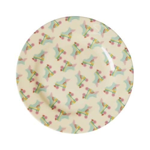 Rice melamine ontbijtbord klein Rollerskates