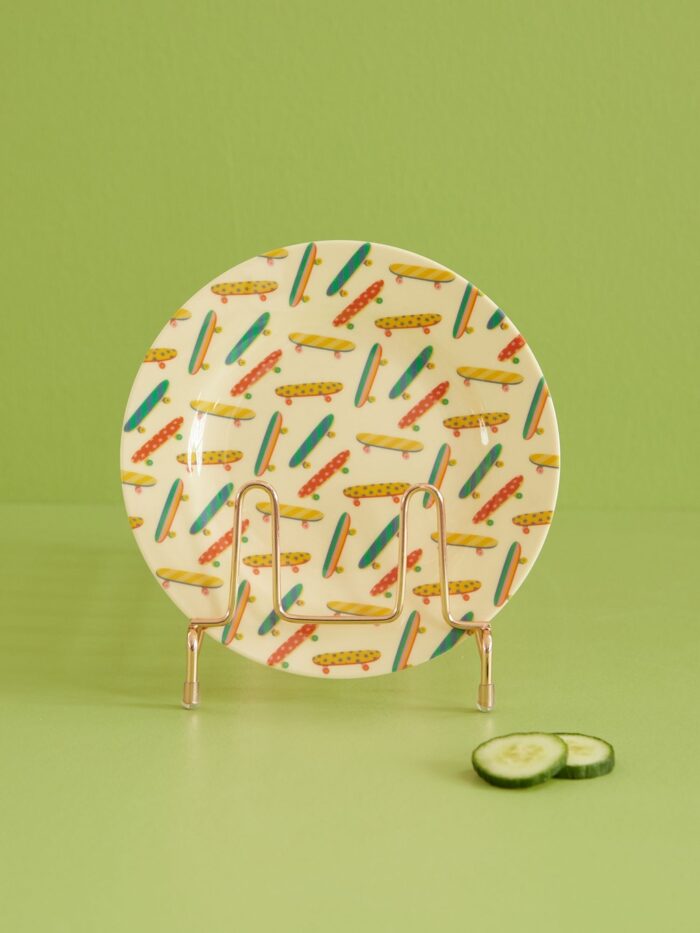 Rice melamine ontbijtbord klein Skateboard