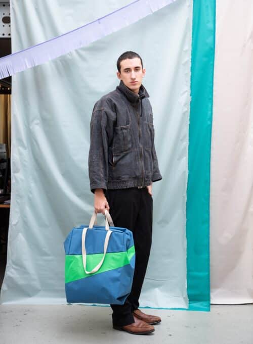 The New Tote Bag L DarkPatrol&Greenscreen