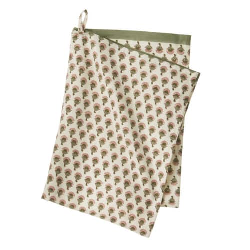 Theedoek blockprint Asha Melon