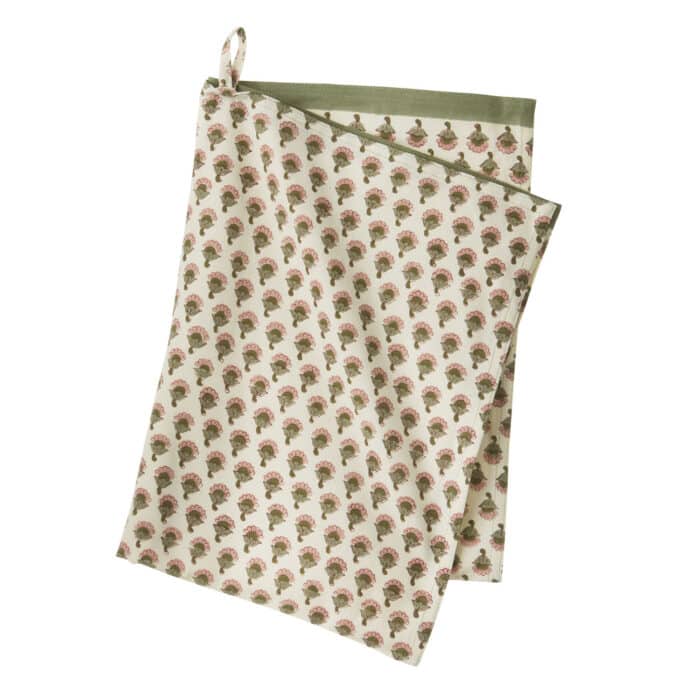 Theedoek blockprint Asha Melon