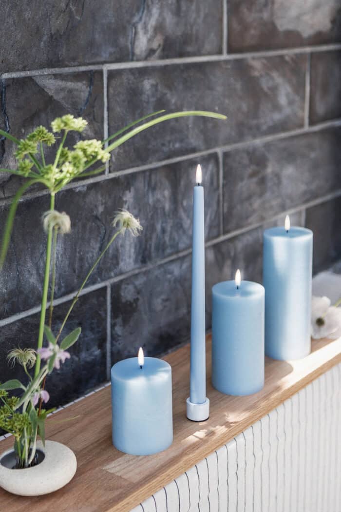 Uyuni LED dinerkaarsen set/2 Hazy Blue