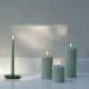 Uyuni LED kaars dusty green