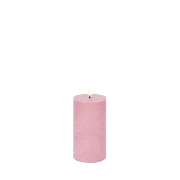 Uyuni LED kaars dusty rose