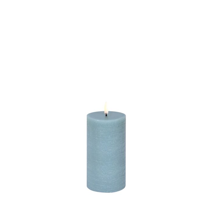 Uyuni LED kaars hazy blue
