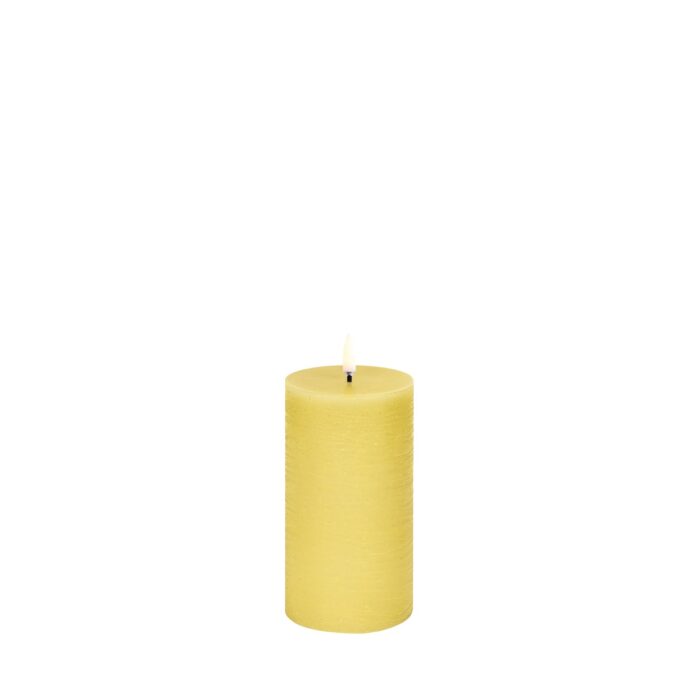 Uyuni LED kaars wheat yellow