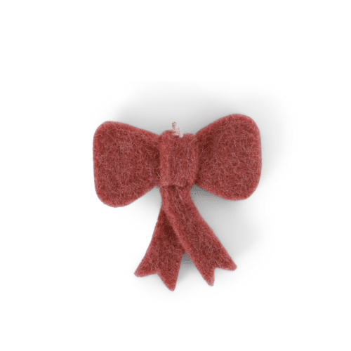 Vilten hanger mini strik Rood