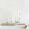 Wijnglas Hammered Transparant