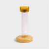 Bole kandelaar Medium Amber-Yellow
