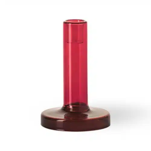 Bole kandelaar Small Red-Bordeaux