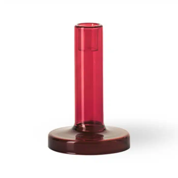 Bole kandelaar Small Red-Bordeaux