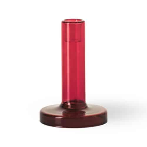 Bole kandelaar Small Red-Bordeaux