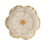 Bord Bloem - roze/geel - Hand-painted