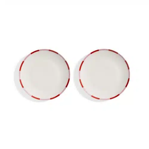 Diner Bord Bliss Pink 27cm set/2