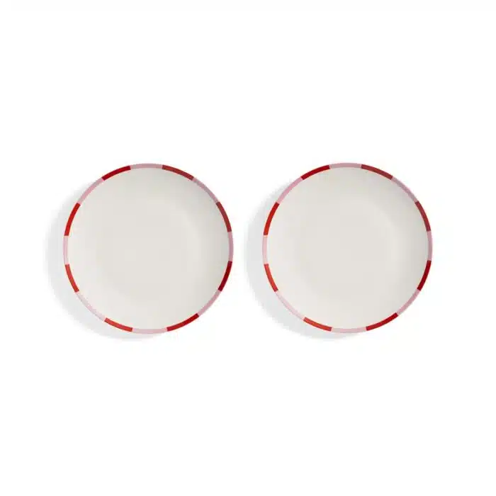 Diner Bord Bliss Pink 27cm set/2