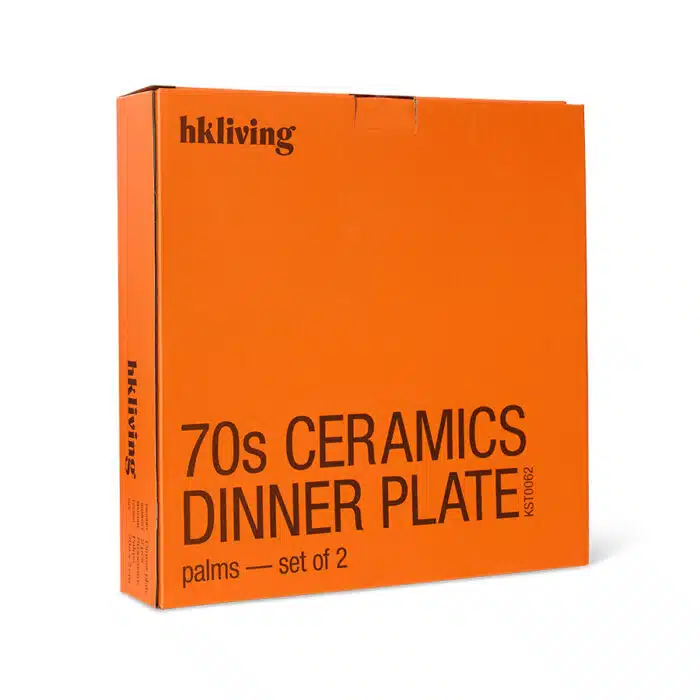 Dinerbord Palms 70's ceramic set/2
