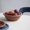 HAY Barro Salad Bowl Large natural stripes