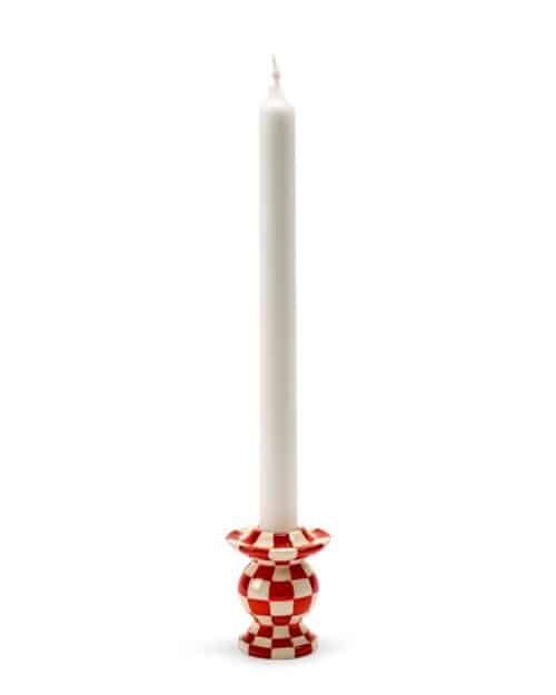 Kandelaar N°2 rood wit Wouters&Hendrix