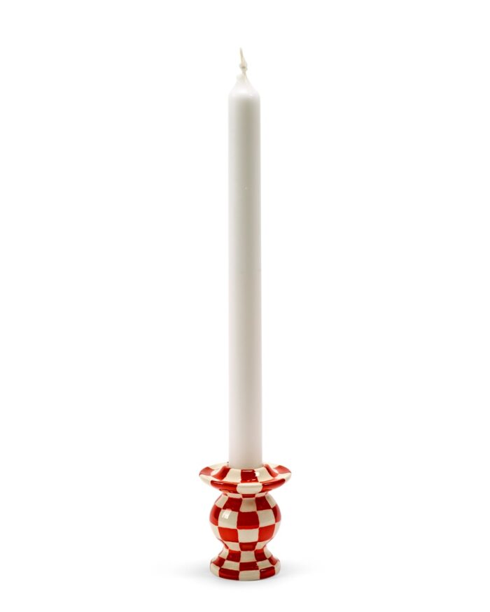 Kandelaar N°2 rood wit Wouters&Hendrix