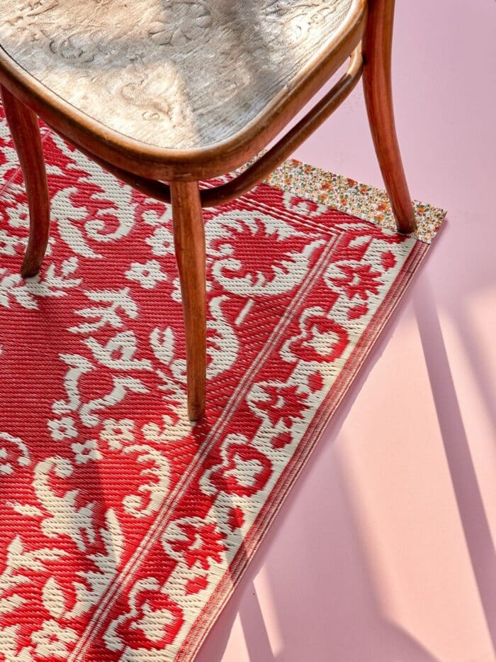 Kleed Gerecycled plastic Rood