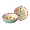 Kom - Jade - Hand-painted Yellow Flower