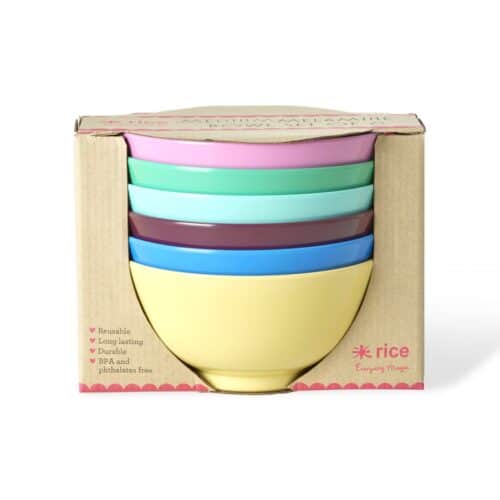 Melamine Bowls set/6 Show Your True Colors