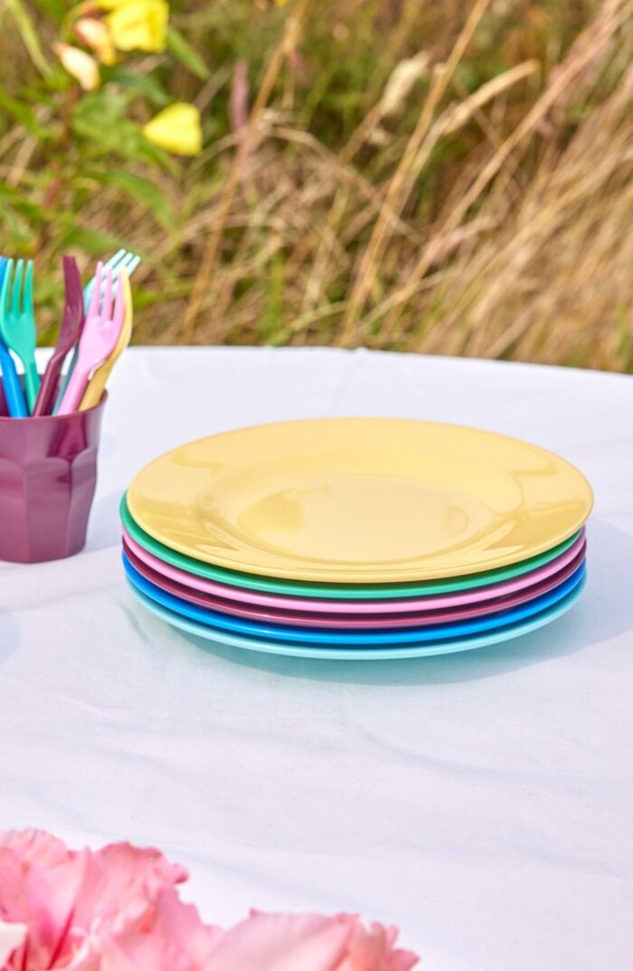 Melamine Dinerborden set/6 Show Your True Colors