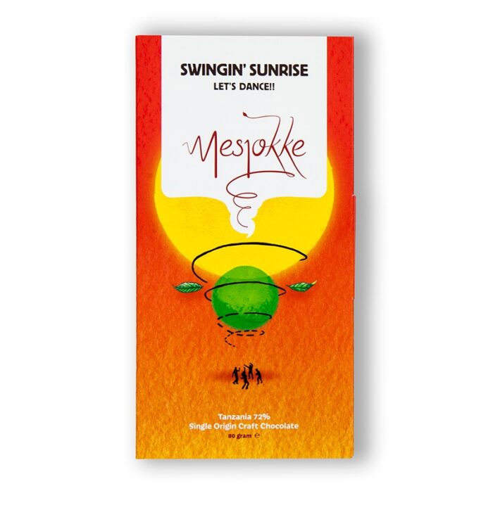 Mesjokke Swingin' Sunrise Chocolade 80g