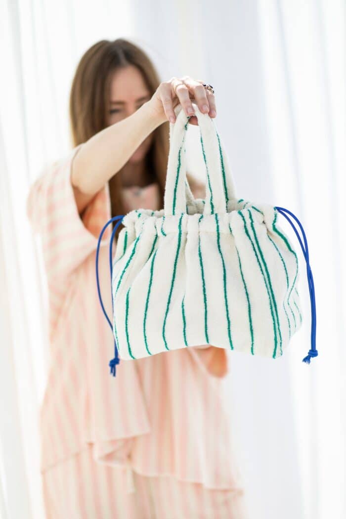 Naram Handbag PureWhite&Grass