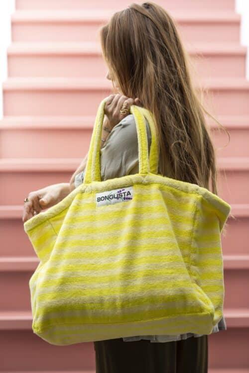 Naram Weekend Bag Pristine&NeonYellow