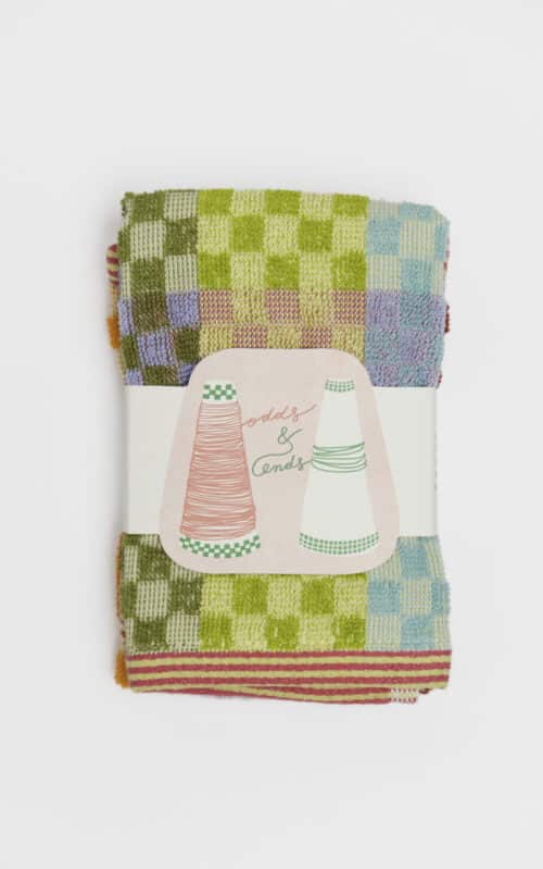 Ods&Ends Multi Cloth/2 Checkered #55