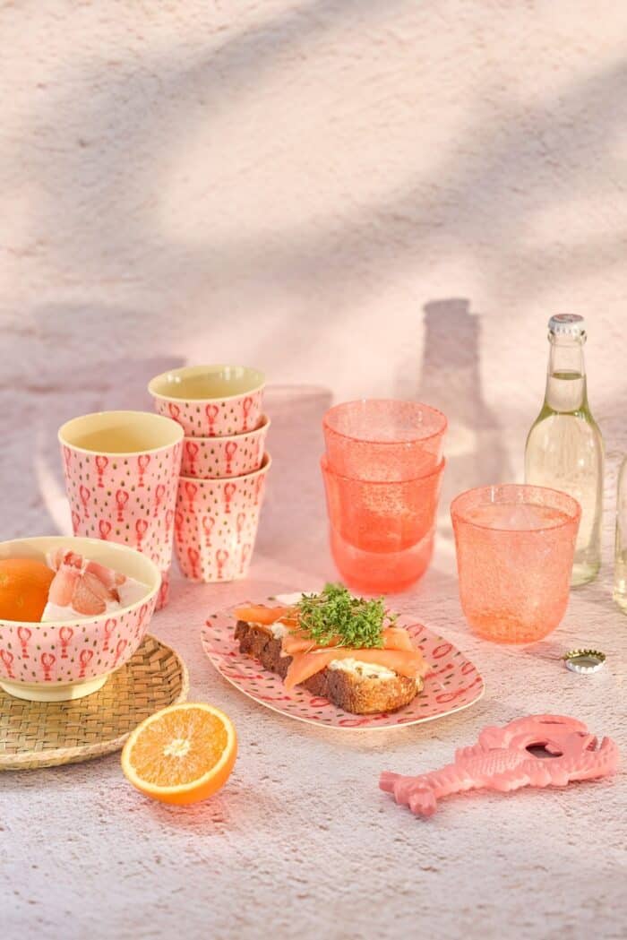 Rice melamine beker Lobster