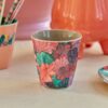 Rice melamine cup Forest Flower