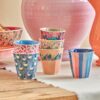 Rice melamine cup Forest Flower