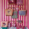 Rice tas recycled plastic Stripes&Flowers