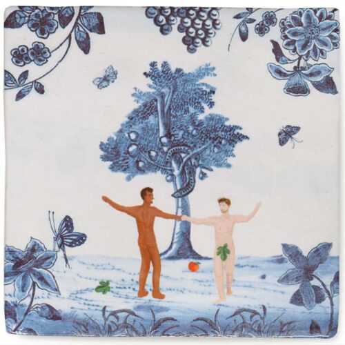 Storytile Adam & Adam in de tuin van Eden
