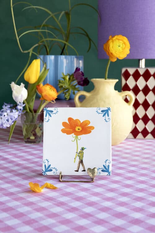 Storytile Ik breng je een bloem