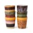 70's Ceramic Mugs set/6 Valley