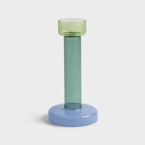 Bole kandelaar Medium Green-Blue