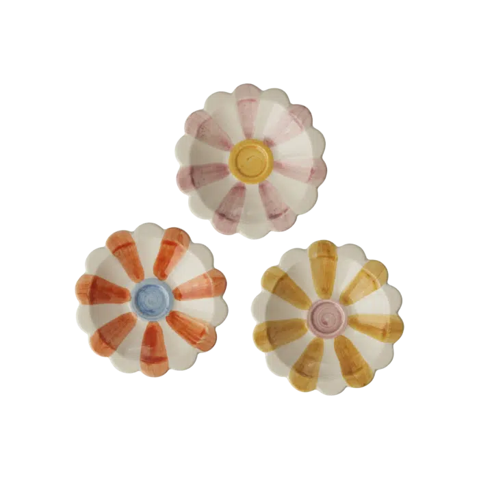 Dipping Bowl Bloem oranje