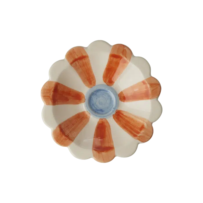 Dipping Bowl Bloem oranje