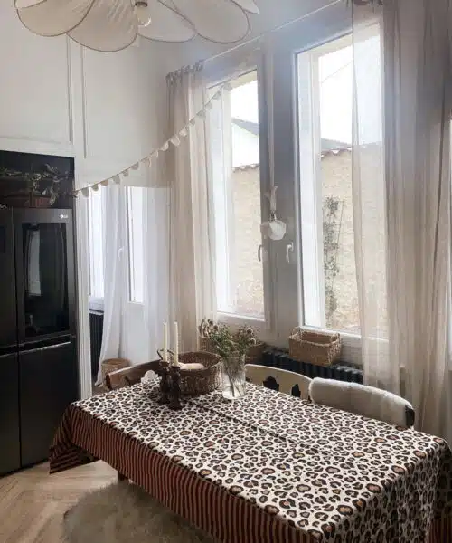 Leopard Single Throw in Tote Bag