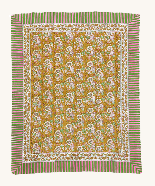 Doing Goods Marigold Large Throw in Tote Bag