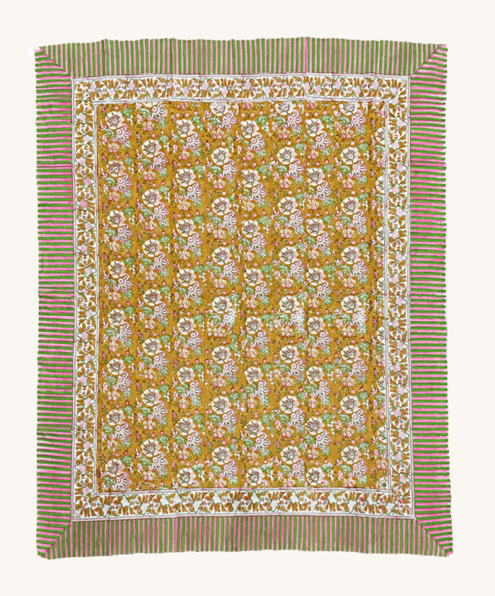 Doing Goods Marigold Large Throw in Tote Bag