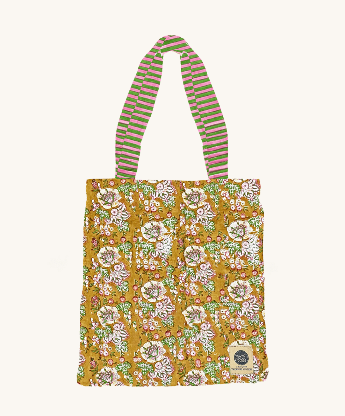 Doing Goods Marigold Large Throw in Tote Bag