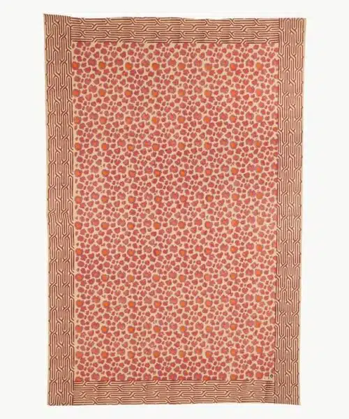 Pink Leopard Single Throw in Tote Bag