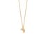 Ketting Croissant verguld