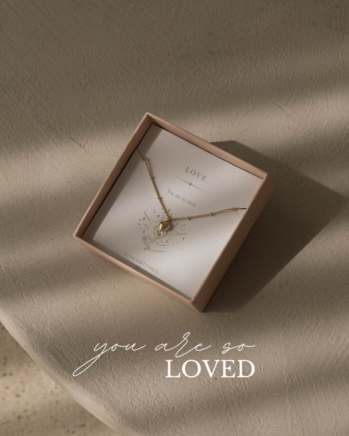 Ketting Love verguld
