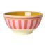 Melamine bowl Organic Stripes