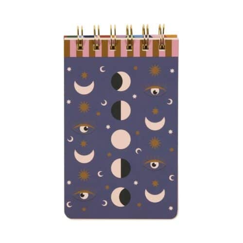 Notitieblok met spiraal Moon Phases